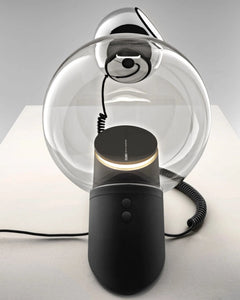 STIL NOVO Table Lamp Black / Transparent Glass Gravita Table Lamp