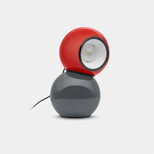 STIL NOVO Table Lamp Grey / Red / Transparent Glass Gravitino Table Lamp