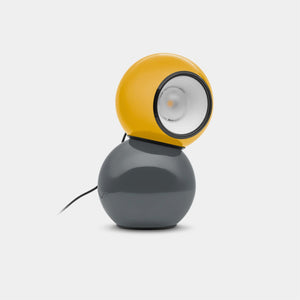 STIL NOVO Table Lamp Grey / Yellow / Transparent Glass Gravitino Table Lamp