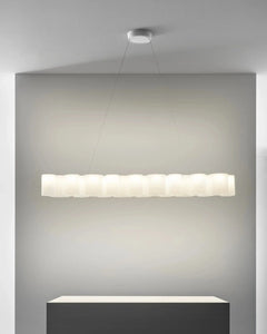 STILNOVO Suspension Light 2700K / Glossy White Polycarbonate Honey Linear Suspension Light