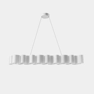 STILNOVO Suspension Light 2700K / Glossy White Polycarbonate Honey Linear Suspension Light