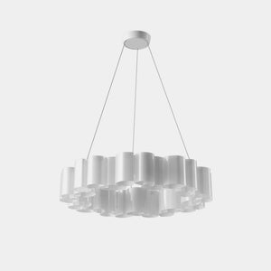 STILNOVO Suspension Light 2700K / Glossy White Polycarbonate Honey Suspension Light Medium