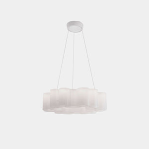 STILNOVO Suspension Light 2700K / Glossy White Polycarbonate Honey Suspension Light Small
