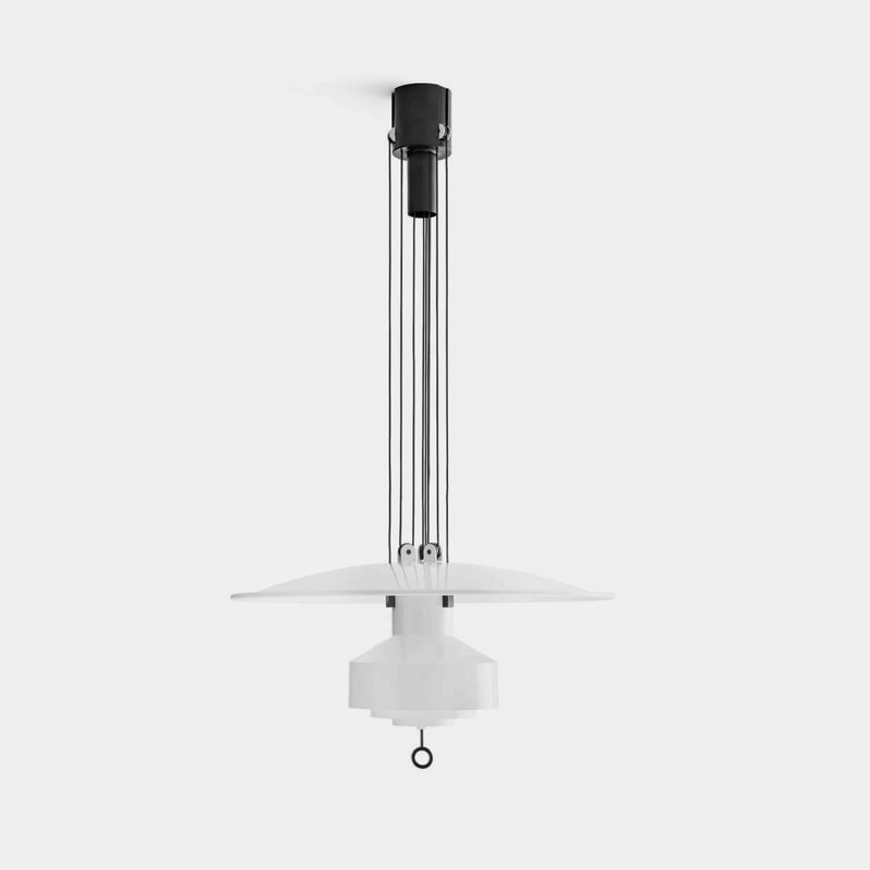 STILNOVO Suspension Light White + Grey Saliscendi Suspension Light