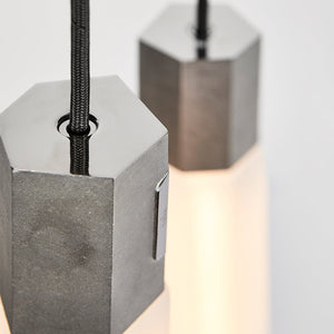 TALA Pendant Chandelier Basalt Nine Pendant