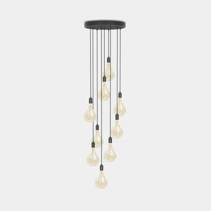 TALA Pendant Chandelier Black / Ash Nine Pendant Chandelier + Voronoi II