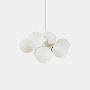 TALA Table Lamp Matte White Echo Seven Sphere Chandelier