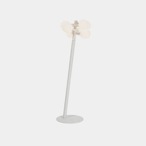 TALA Table Lamp Matte White Echo Seven Sphere, Tala Floor Lamp