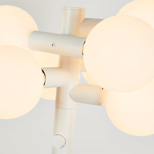 TALA Table Lamp Matte White Echo Seven Sphere, Tala Floor Lamp