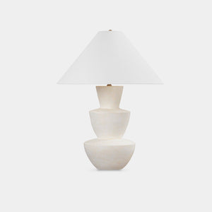 Troy Lighting Table Lamp Off-White Linen Kamas Table Lamp